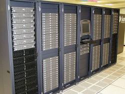 Clustered rack of dell servers